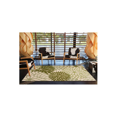 Tapis vert lavable coloré