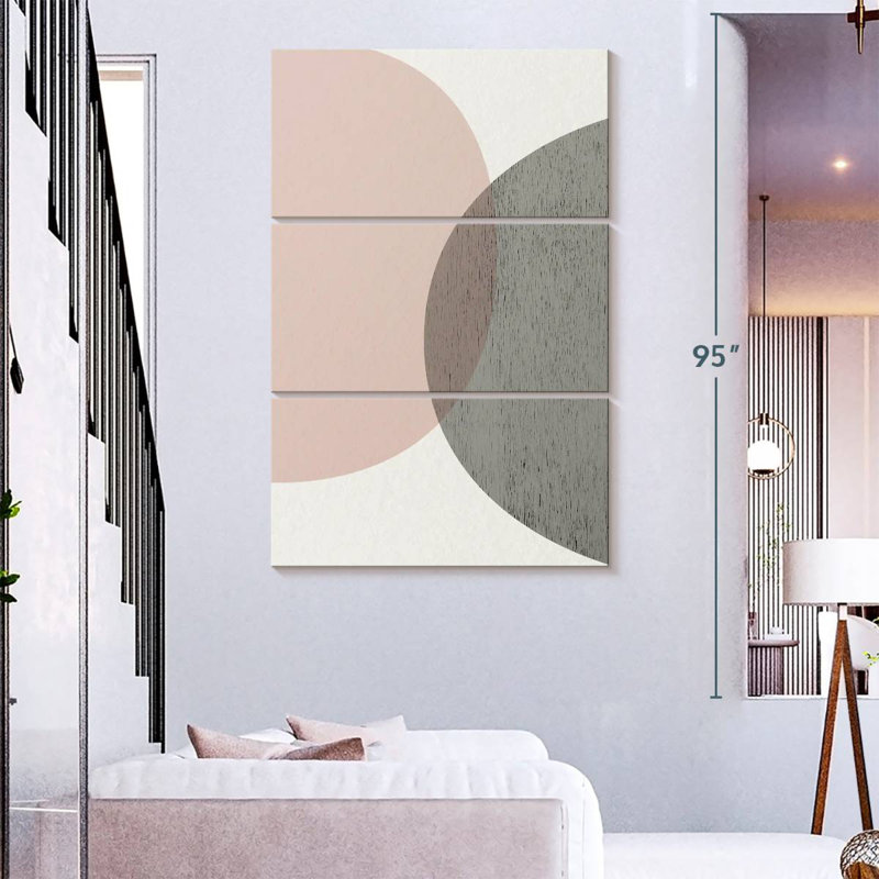 Avery Minimalist Circles II, 45" H x 28" W