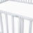 Twin White Metal House Bed With Safe Roof Frame-406985858