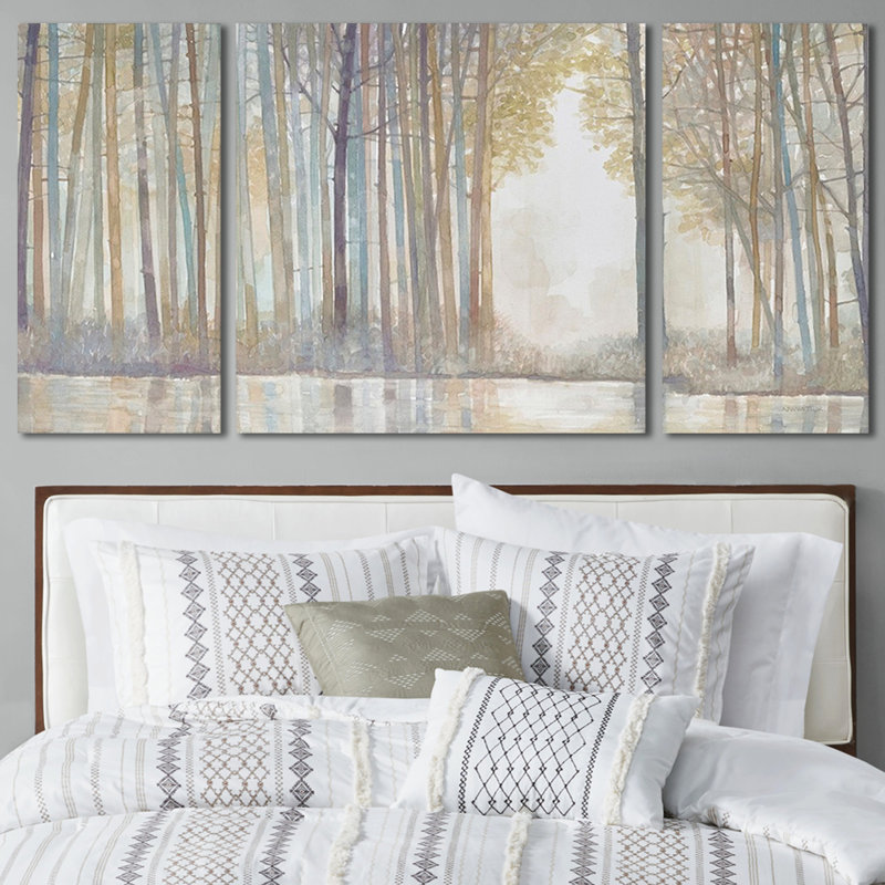 Toile Forest Decor - calme avec panneaux de montage texturés et solutions de suspension