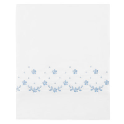 Meadow 330 Thread Count Egyptian-Quality Cotton Sateen Flat Sheet