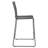 Upholstered Counter Stool with Steel Frame-1397083738