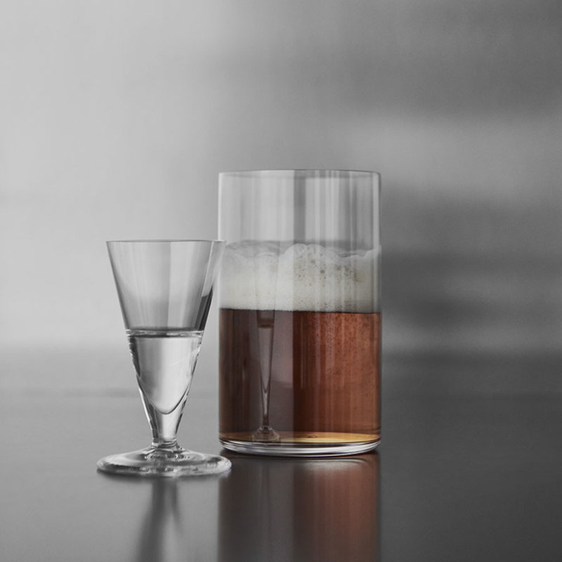 Geometry Handmade Pilsner Glass