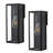 Clear Tempered Glass Outdoor Wall Lantern