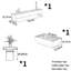 Ensemble de tables basses Light Luxury