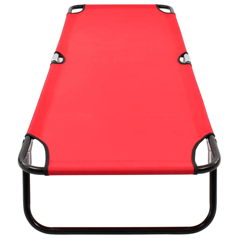 Elen 190cm Long Single Chaise, Red