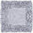 Courson Premium 100% Cotton 1775 GSM 4-Piece Bath Rug Set, OEKO-TEX® Certified, Non-Slip Spray Latex Backing, Plush Tufted Ruffle Pattern, Super Absorbent, Machine Washable Bathroom Rugs, Silver-1043198598-1063271335