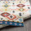 Tapis géométrique ivoire / brûlé Kinnen-424762176