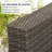 Candiance Wicker Armless Patio Chair with Cushions-1518086172