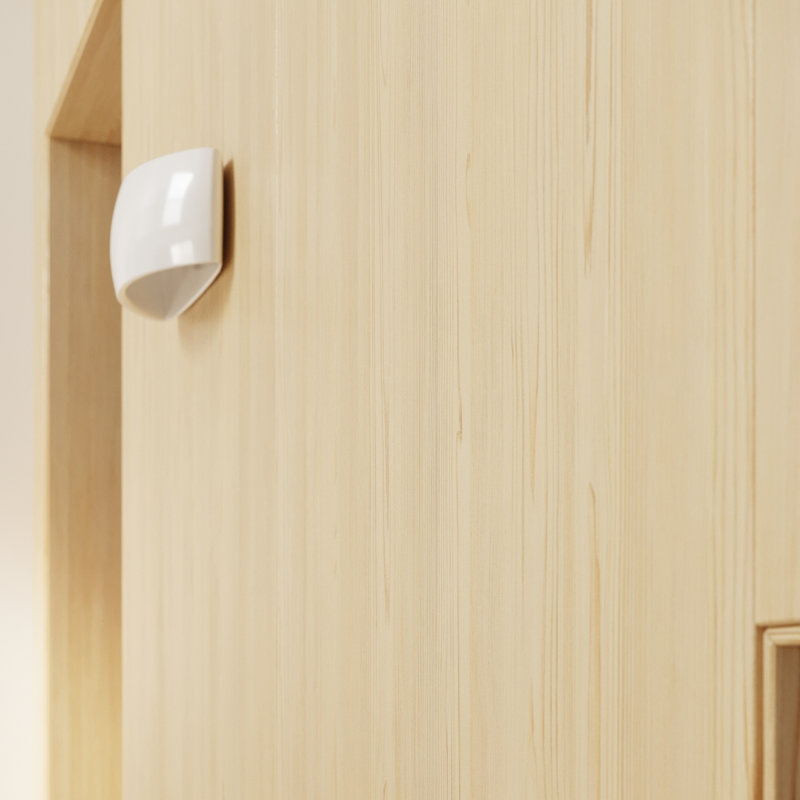 Ceramic Flush Mounted Sconce