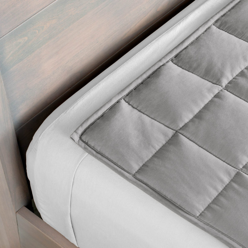 Couverture en coton sergé, Gris clair, l 60 po x L 80 po, 17 lb