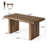63" Solid Wood Desk, Farmhouse Executive Desk for Home Office