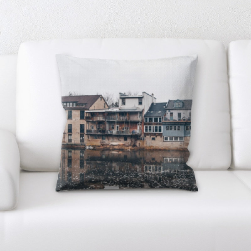 Microsuede Throw Pillow