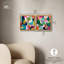 Ensemble de décorations murales modernes colorées Duo par Art Remedy, cadre doré, 12 x 12-1700536938-1700536945