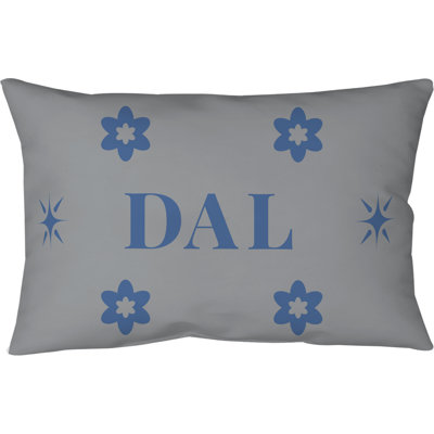 Oreiller en polyester filé Dallas Basketball 25 po x 18 po