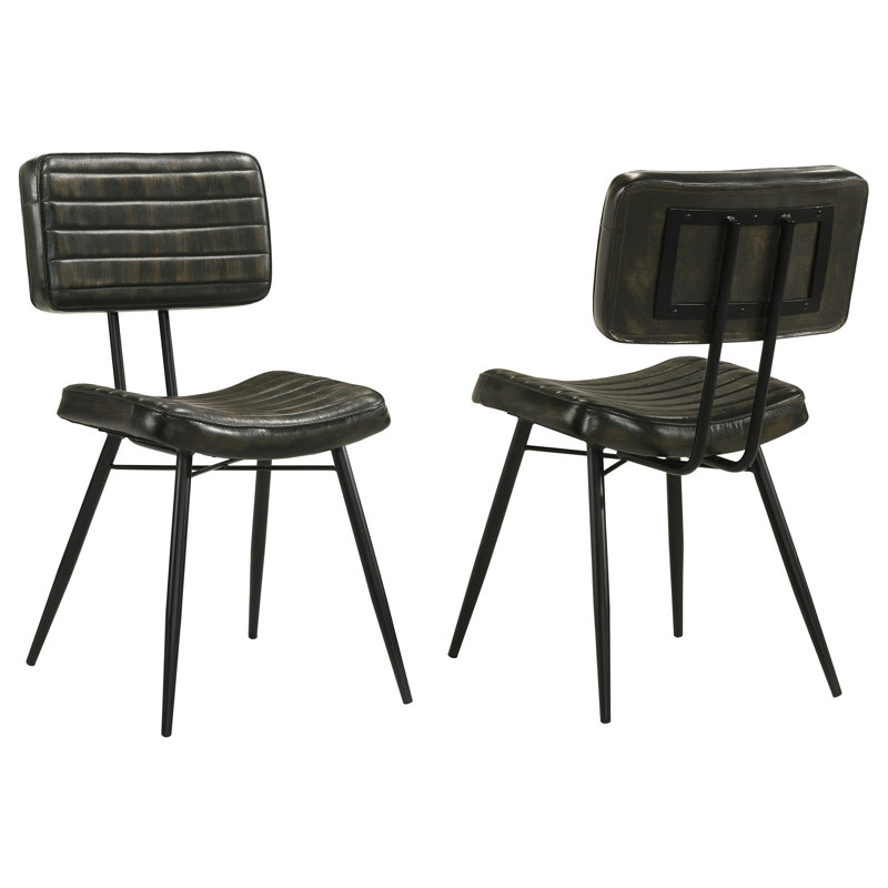 Chaise de salle à manger rembourrée Molly Espresso (ensemble de 2)