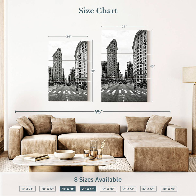 Nicci The Flatiron Building, 38" H x 24" W