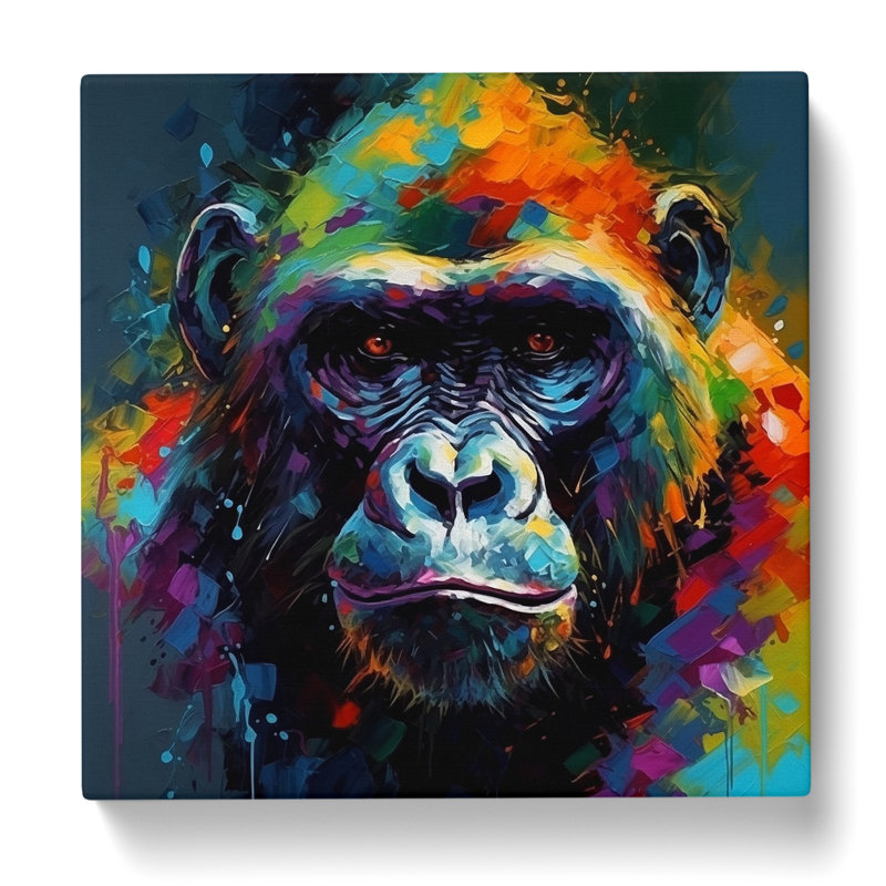 Gorilla Abstract Art - Print