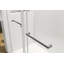 Porte de douche coulissante double H 56 po x l 76 po x H 76 po avec verre trempé de 10 mm -57154524