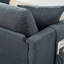 Canapé modulaire 107,87 pi avec 1 repose-pieds, coussin de siège et dossier amovible-129519937-129519938