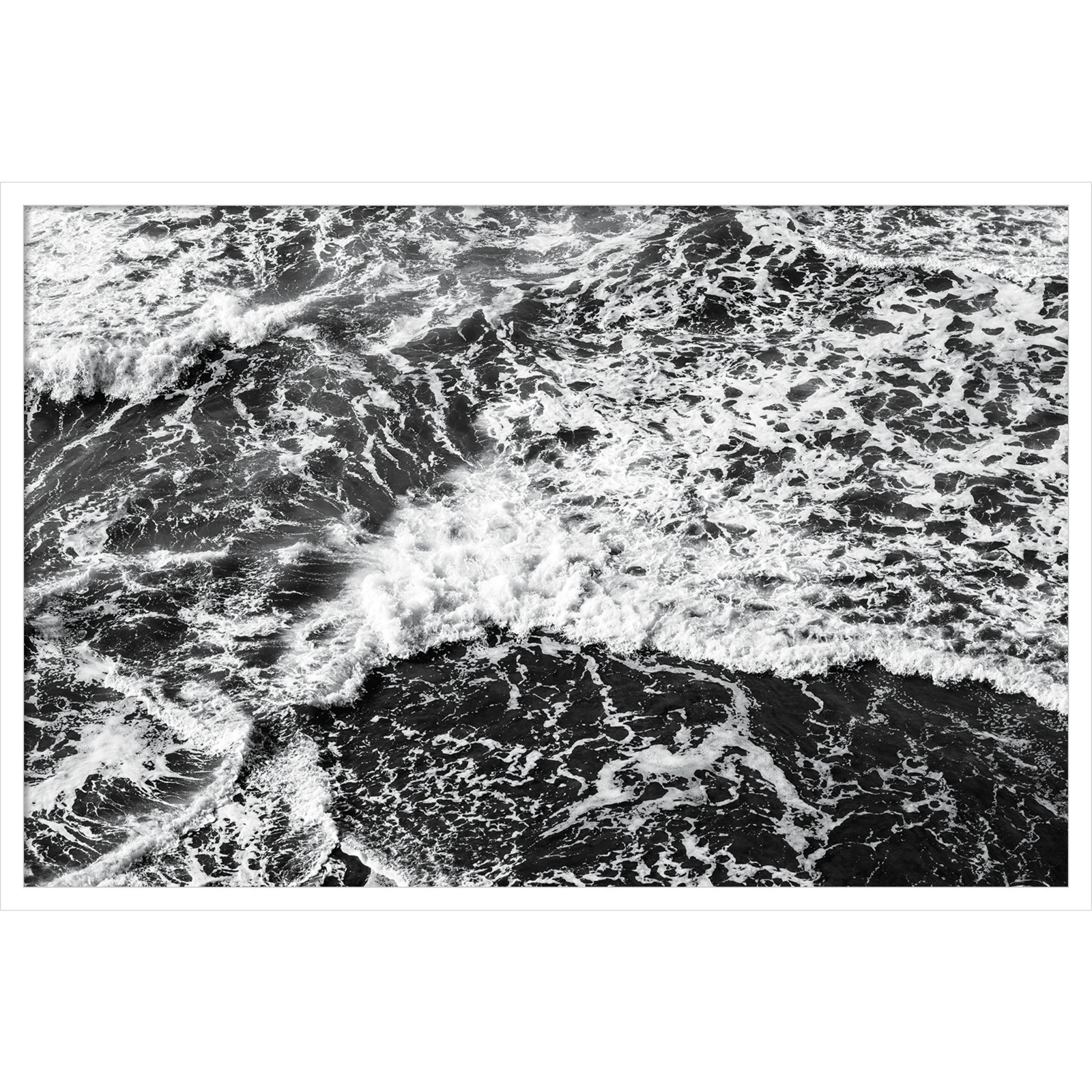 West Coast Vernon by Pete Olsen, White, 24" H x 36" W