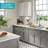 KRAUS Kore™ 30" L Drop-In Workstation 16 Gauge Stainless Steel Double Bowl Kitchen Sink with Accessories