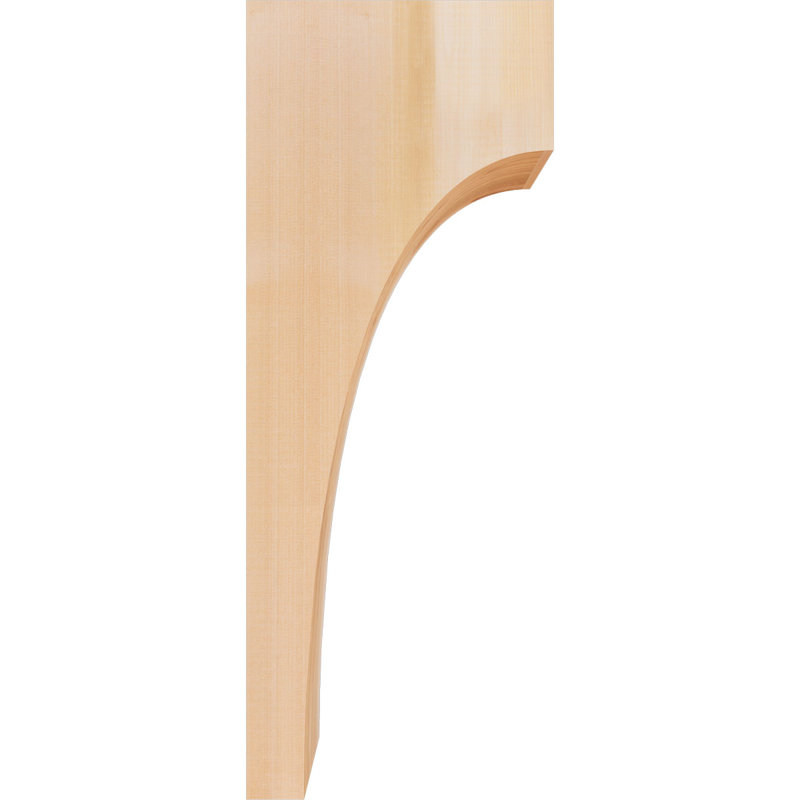 Huntington Corbel, H 26 po x l 5,5 po x P 10 po, Lisse, Cèdre rouge