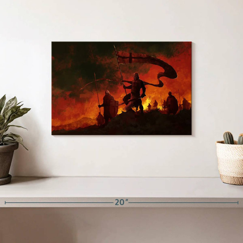 Keiri Medieval War, 8" H x 12" W