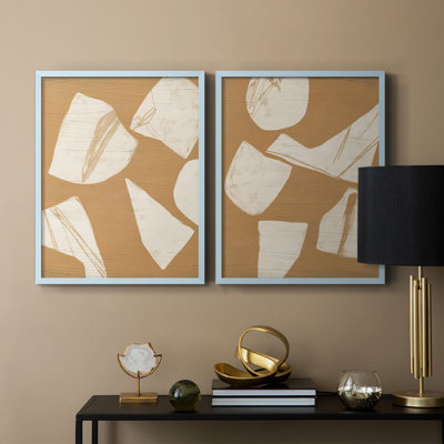 Piecemeal I-Premium Framed Print -Ready to Hang - No Nails Required - No Nails Required