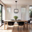 Lustre géométrique à 4 lumières de style bougie Nevels-439698234-406570634-406570635