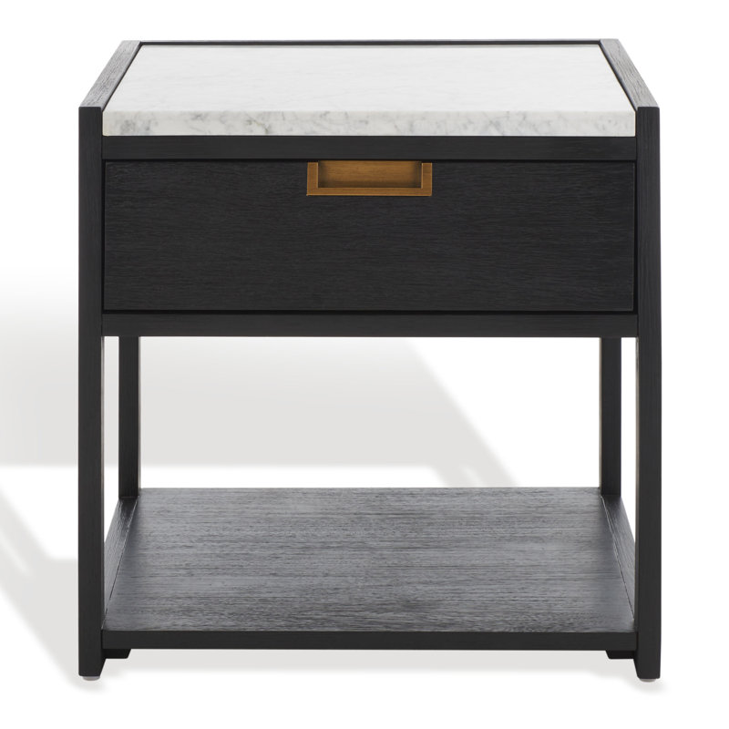 Table de chevet 19,5 po Eliane, Noir