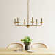 Baltray 6 Light Metal Dimmable Chandelier