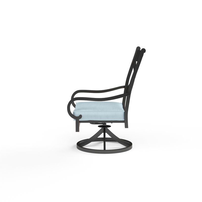 Monterey Outdoor Dining Armchair, Canvas Skyline Sunbrella®
