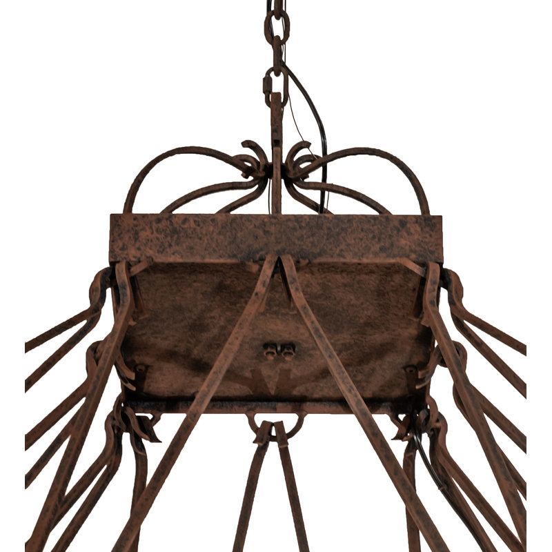 Dauphin 12 - Light Dimmable Square / Rectangle Chandelier