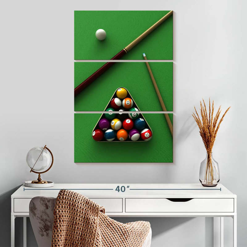 Équipement de jeu de billard Senne, H 32 po x l 20 po