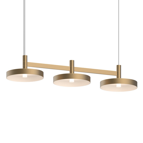 Sonneman Systema Staccato 3 - Light LED Kitchen Island Pendant | Wayfair Systema Staccato 3 - Light LED Kitchen Island Pendant