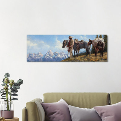 New Vista by Joe Velazquez - Wrapped Canvas Panoramic Print