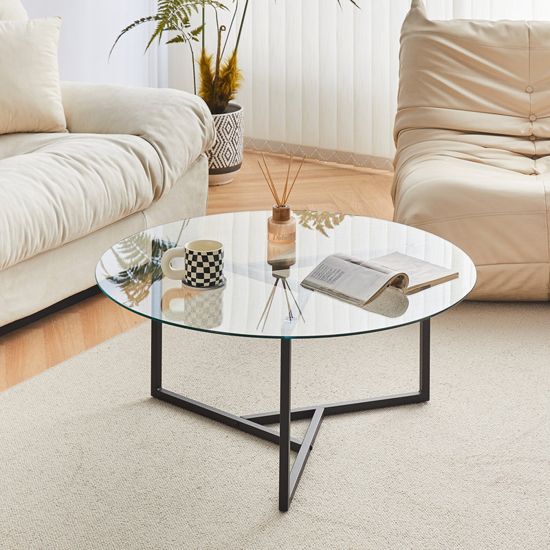 Brandey Frame Coffee Table, Clear