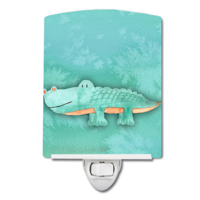 Alligator Ceramic Night Light