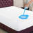 Quilted Elastic Fitted Polyester Waterproof Mattress Pad Upto 16 Inches Deep Pocket-267200828-191002017