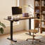 Bureau électrique Inbox Zero Ozia 48 "x 24" avec contrôleur mémoire Vintage brun DESK-LOP-4L8N-61 Series -1489960983
