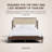 Ariston Queen Platform Bed with Handwoven Natural Rattan Headboard – Walnut Veneer, Solid American Walnut Legs, Relaxed Luxury Design, Silent Slats, Effortless Assembly, Queen – Dark Walnut-1996621956-1996621958