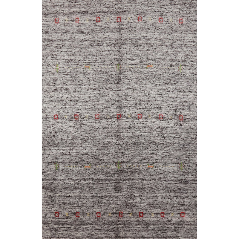 Tapis indien fait à la main de style Gabbeh 4 x 6