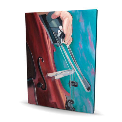 Musicien with Cello - Modern Canvas Art for Home Decor