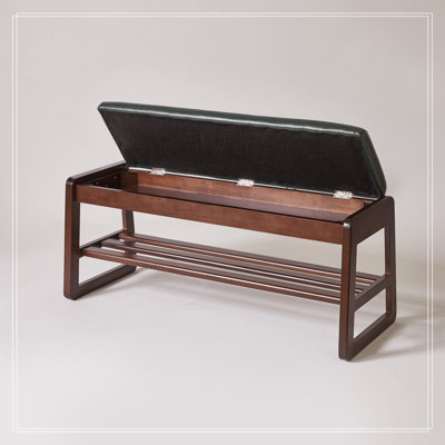 Shoe Lakehurst with Hidden Lift Top Storage and Open Shoe Shelves