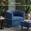  Fauteuil demi-tonneau pivotant avec repose-pieds 27,4 po Torince (ensemble de 2)-132836059-132836061