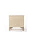 Table de chevet blanche chic - tiroirs spacieux pour une organisation facile avec tiroir de style base surélevée, l 26 po x H 26 po-110369131