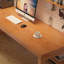 Bureau rectangulaire en bois massif brun-118509470