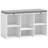 6 Pair Shoe Storage Bench with Cushion, Entryway Shoe Cabinet-1862393700