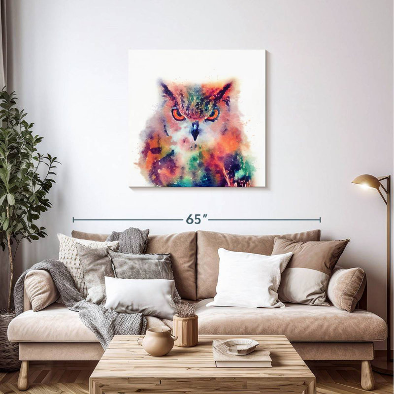 Crowle The Wise, 36" H x 36" W